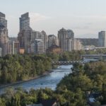Bow River and downtown Calgary