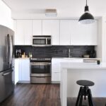 Modern white kitchen