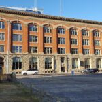 Historic red-brick Customs Examining Warehouse in Calgary
